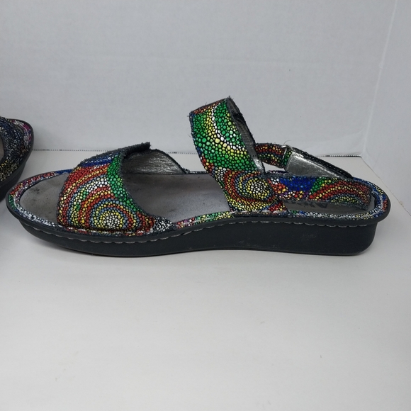 Alegria VERONA Bullseye Women EU 39 US 8.5 Multicolor Strappy Adjustable VER-387 - Picture 11 of 12